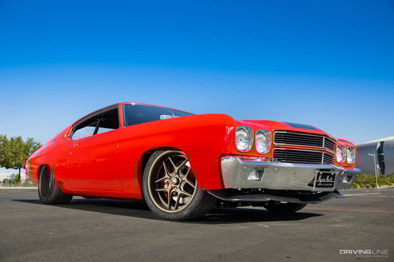 Front of Zach Hightower's '70 Chevrolet Chevelle