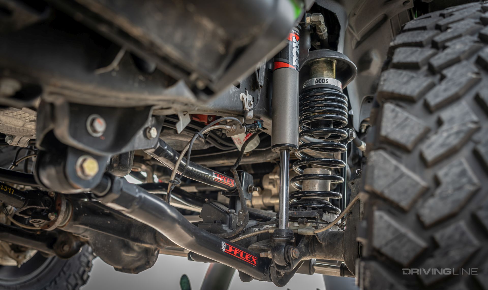 JKS Jeep Gladiator Suspension lift front coils and fox shocks