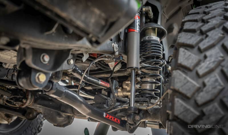 JKS Jeep Gladiator Suspension lift front coils and fox shocks