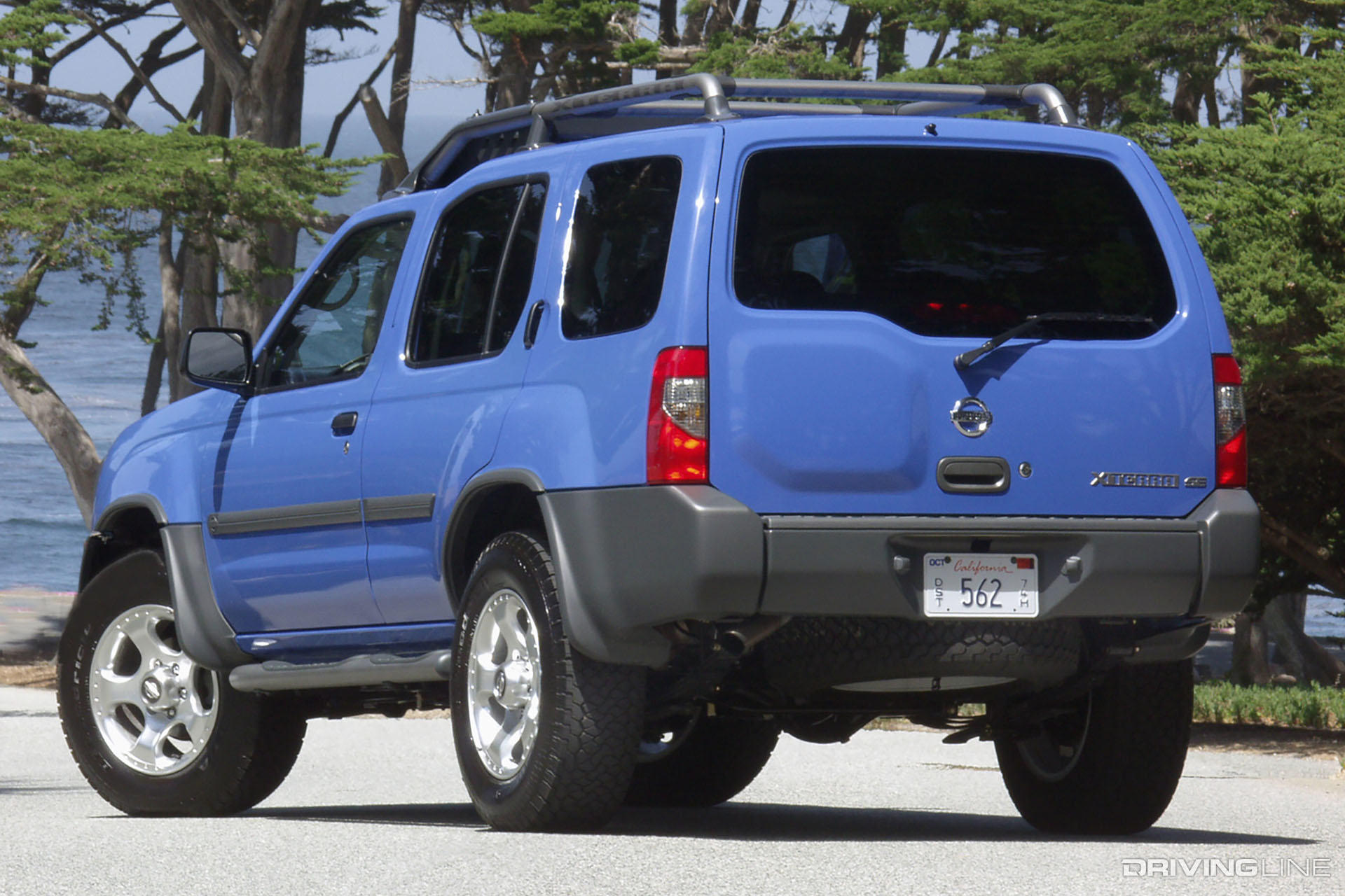 Nissan Xterra First Gen Rear View Blue