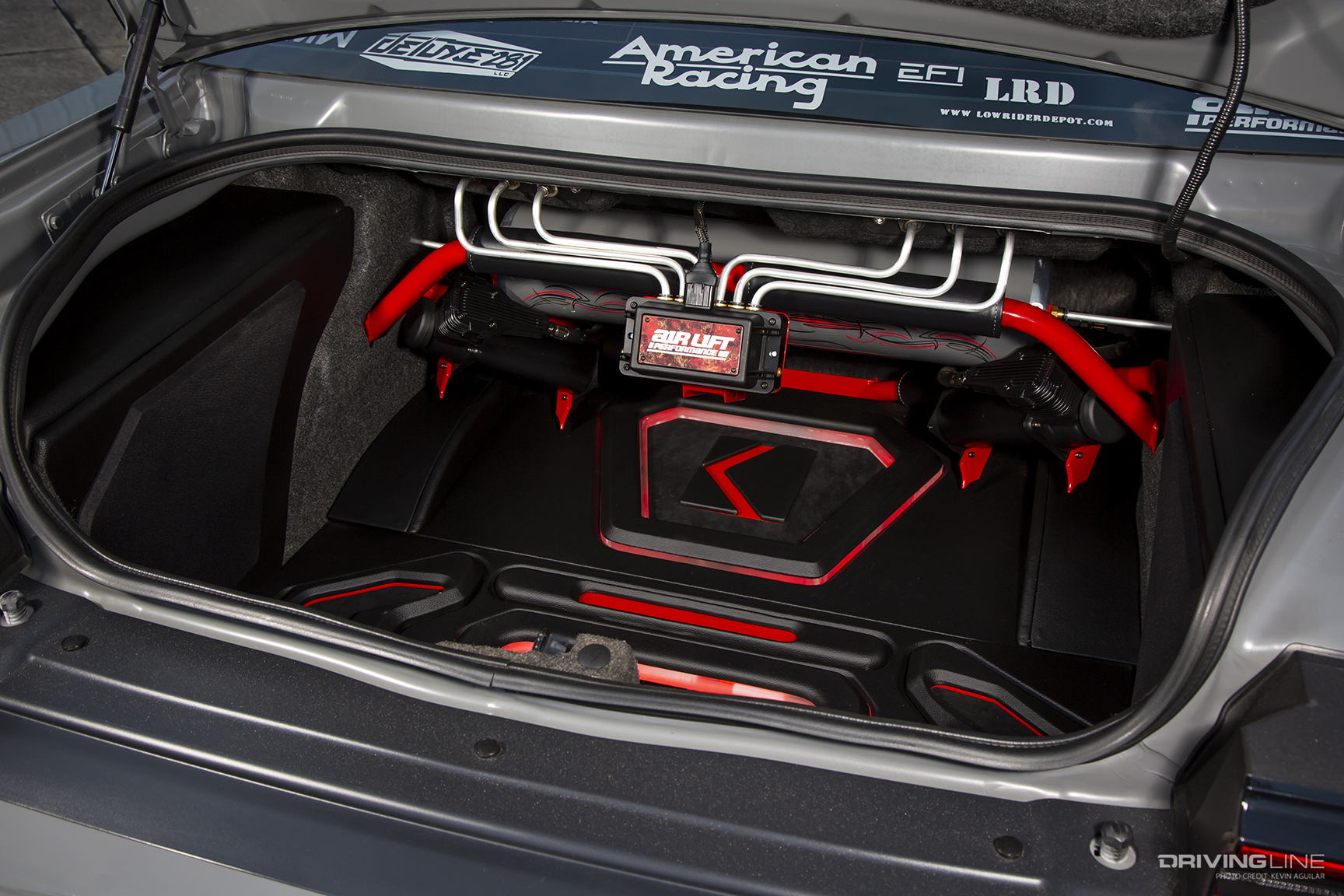 Typical Air Ride System with Compressors, Tank and Valve Manifold