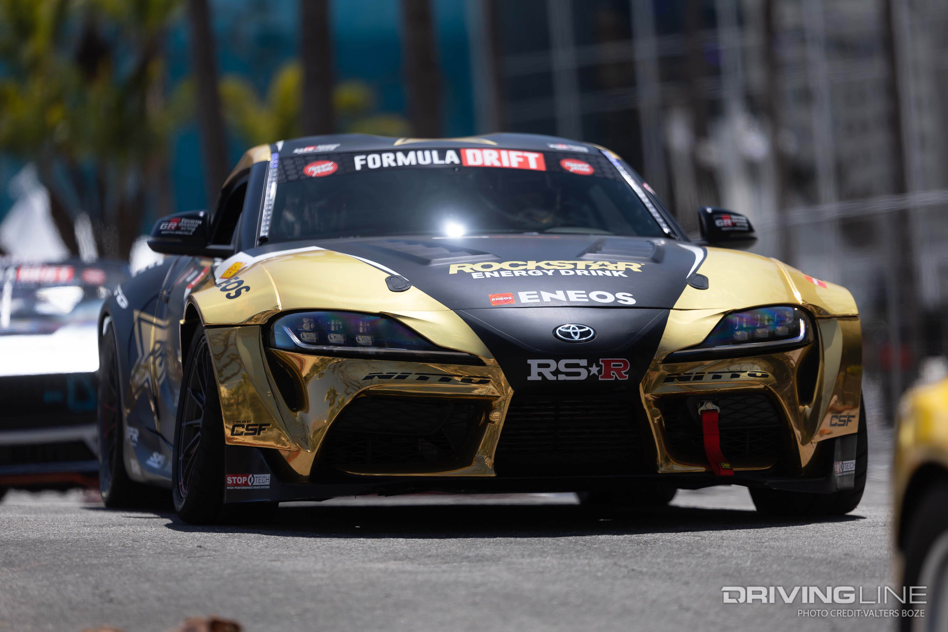 Fredric Aasbo staged to pro drift at 2023 Formula Drift Long Beach