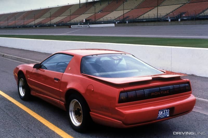Pontiac Trans Am GTA Red Rear View