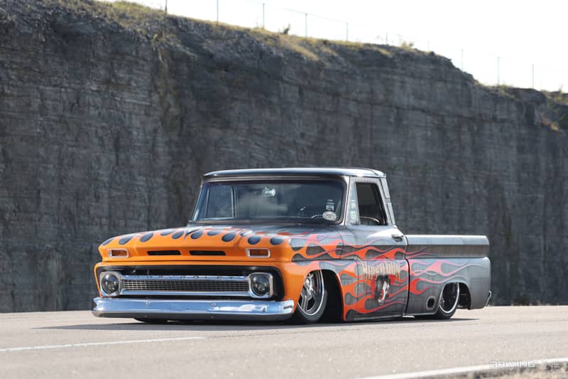Front of Bill Watson's 1966 Chevy C10