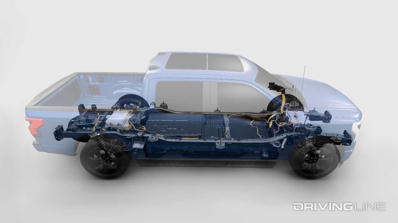 2023 Ford F-150 Lightning EV cutaway