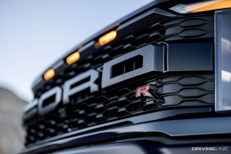 Ford F-150 Raptor R grille close-up