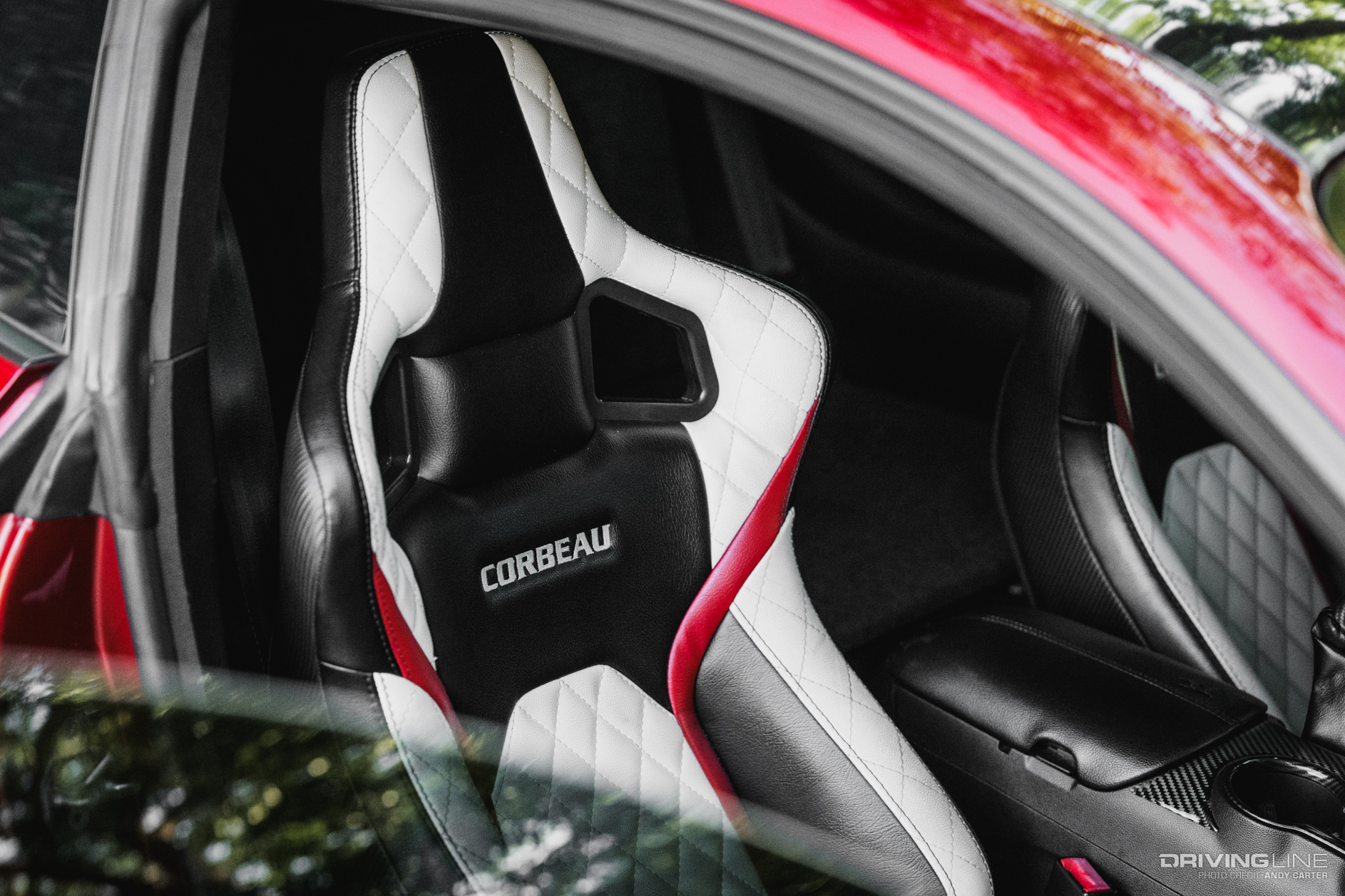 corbeau custom seats in a 2018 Mustang GT