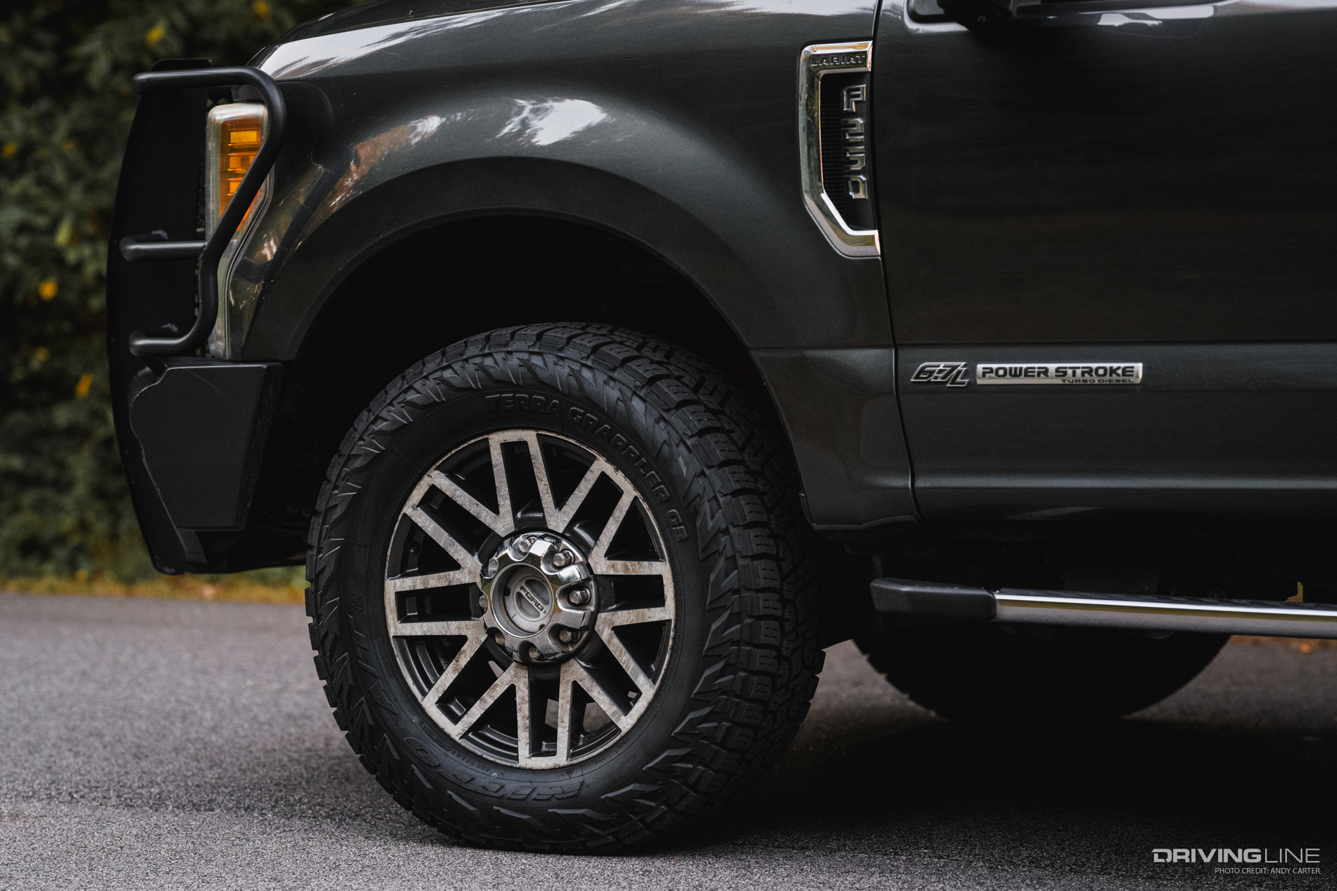 Nitto Terra Grappler G3 all-terrain tire on Ford F-250 truck