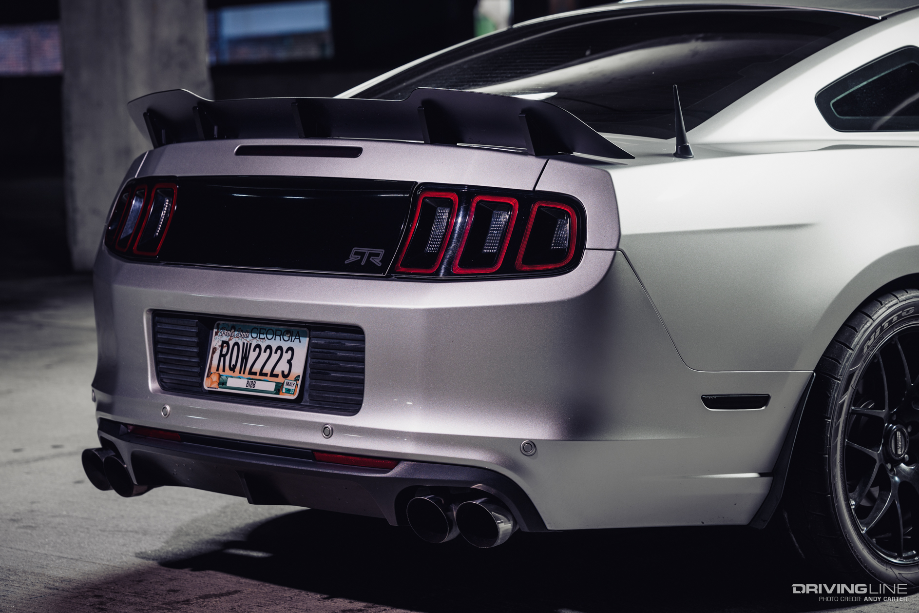 Supercharged S197 Ford Mustang Rear