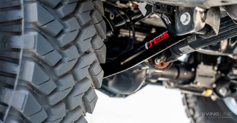 Jeep Wrangler JL JKS Lower Control arms caster numbers side view