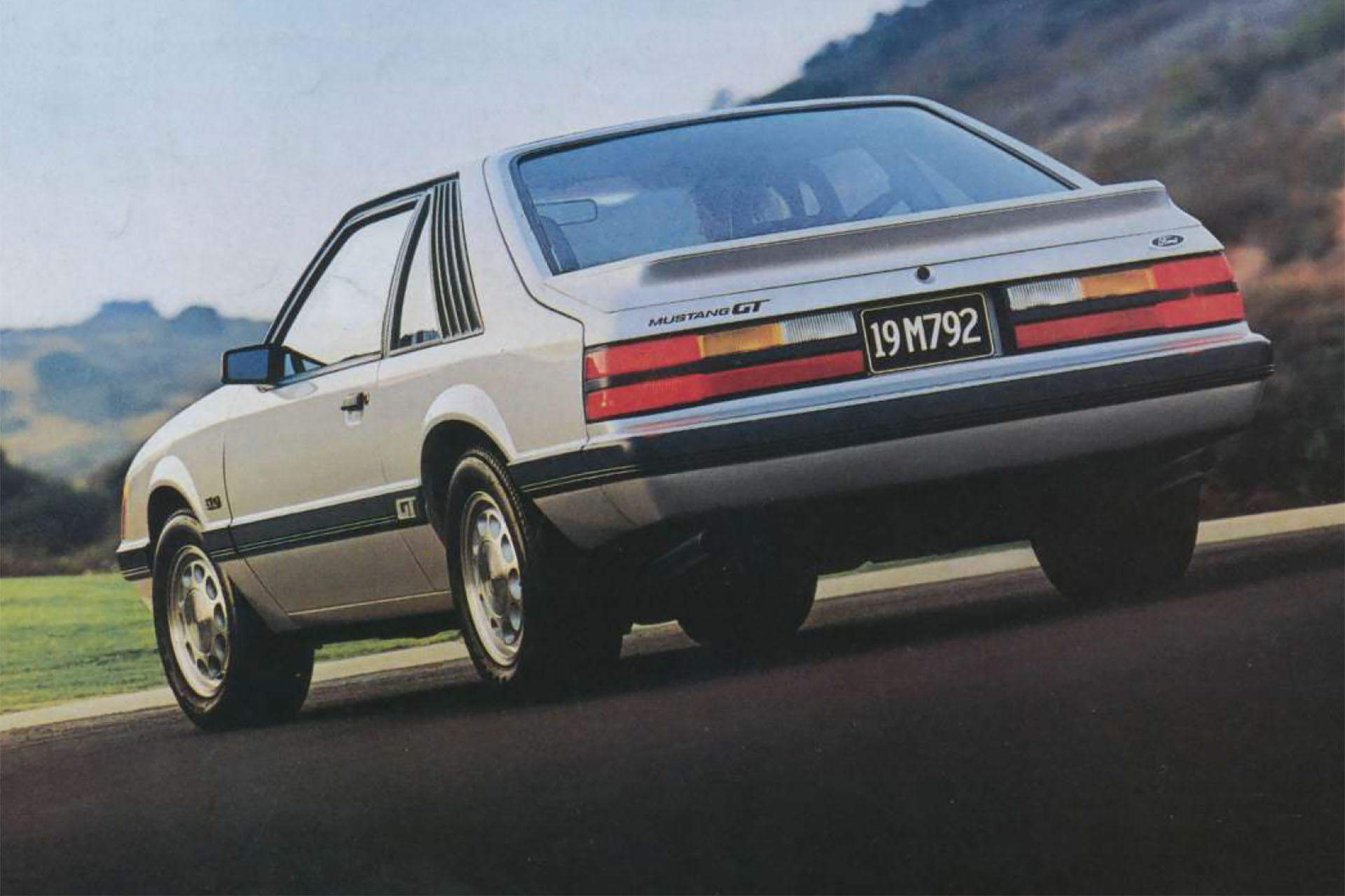 1985 Mustang GT Rear View