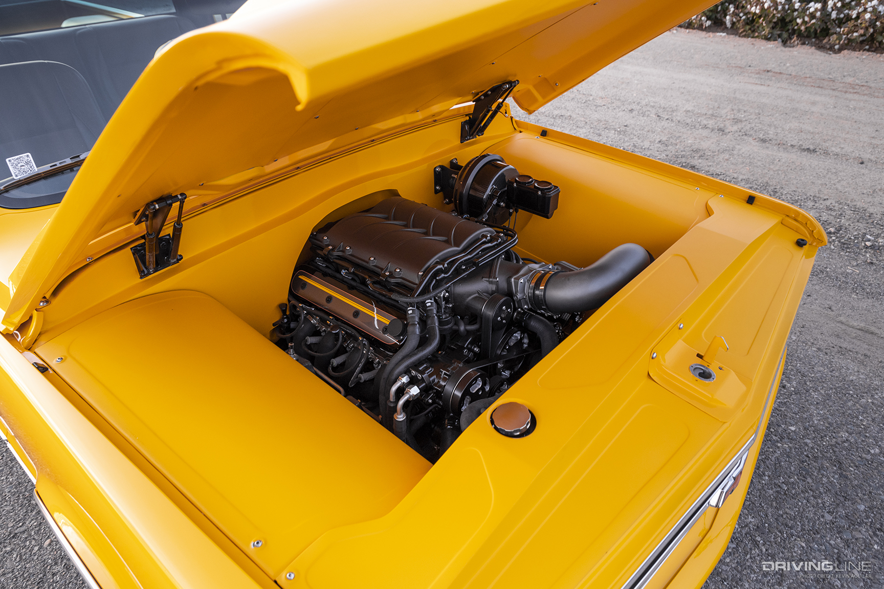 Supercharged LS Engine of Bob Ward Jr. & Kelly Ward’s 1967 Chevy C10 Crew Cab