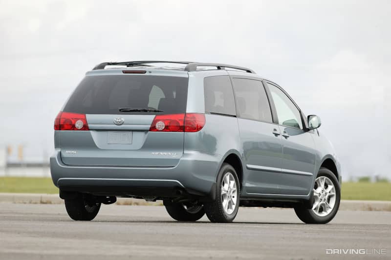 Toyota Sienna AWD Rear View