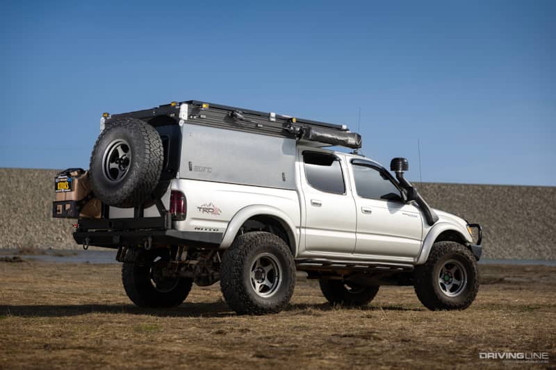 Overland ready 2003 toyota Tacoma on Nitto Recon Grappler tires