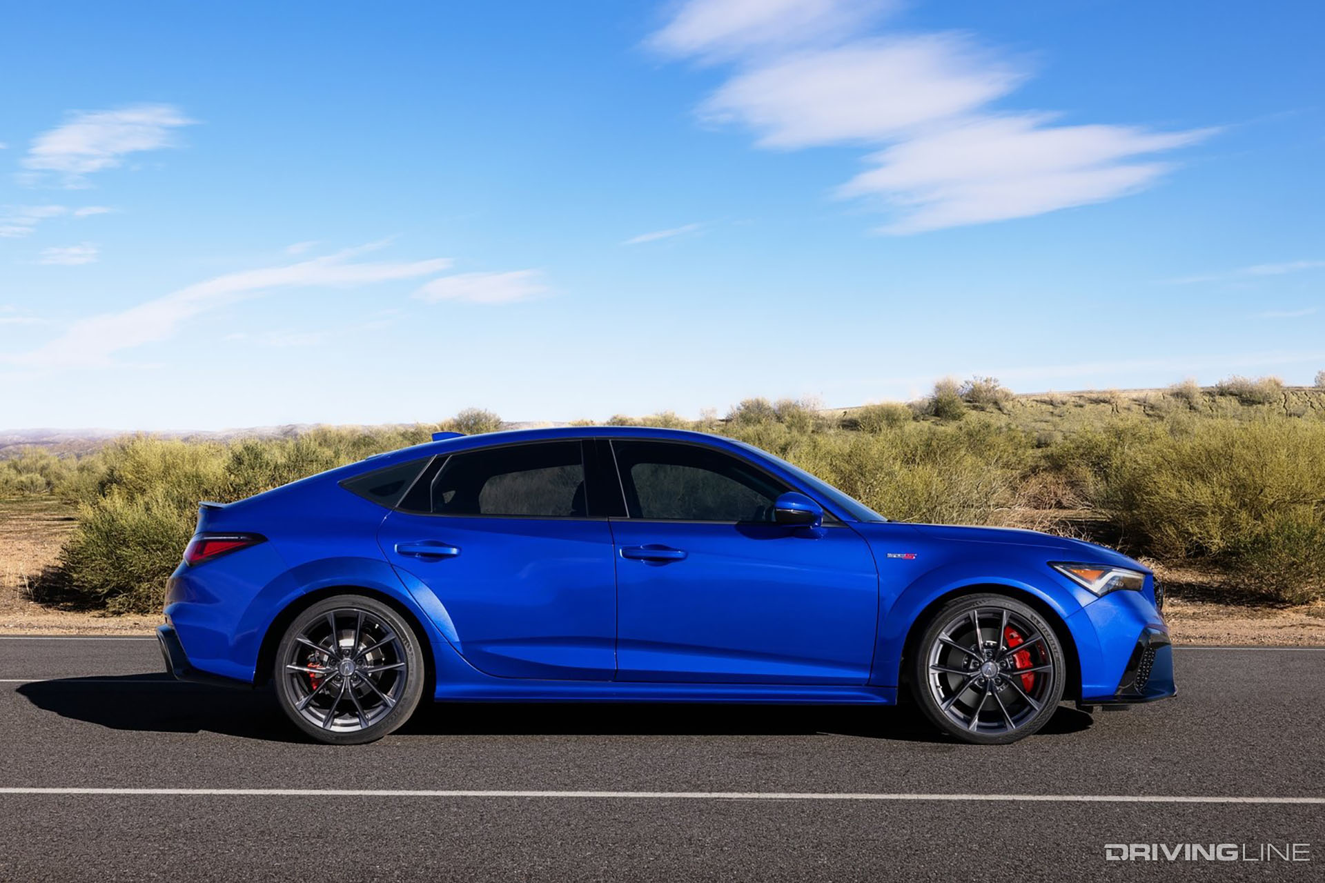 2024 Acura Integra Type S Blue Side View