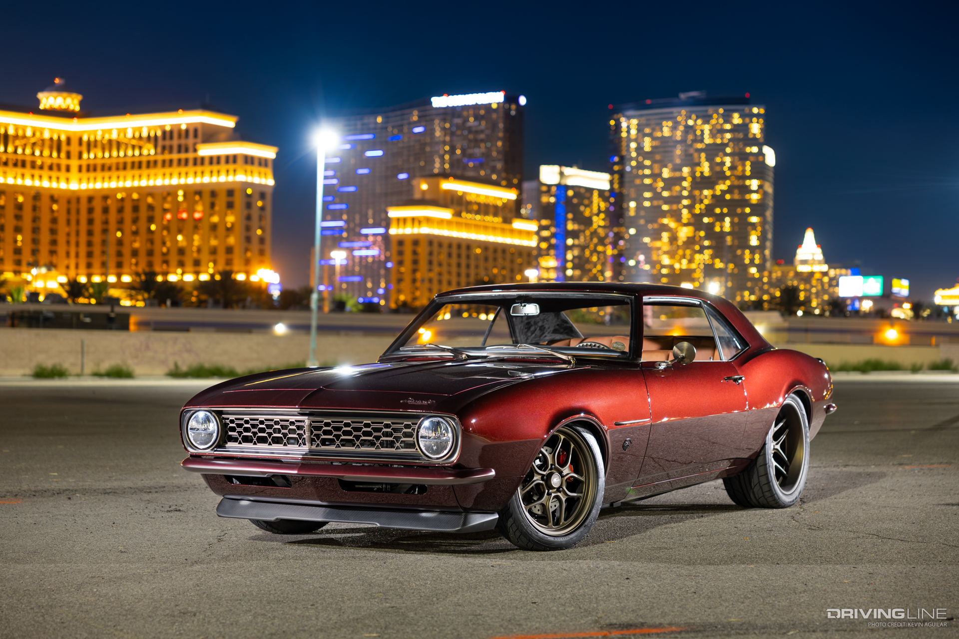 front driver side view of 1967 chevy camaro restomod