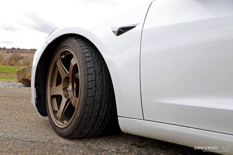 Tesla Model 3 on Nitto NT555 G2