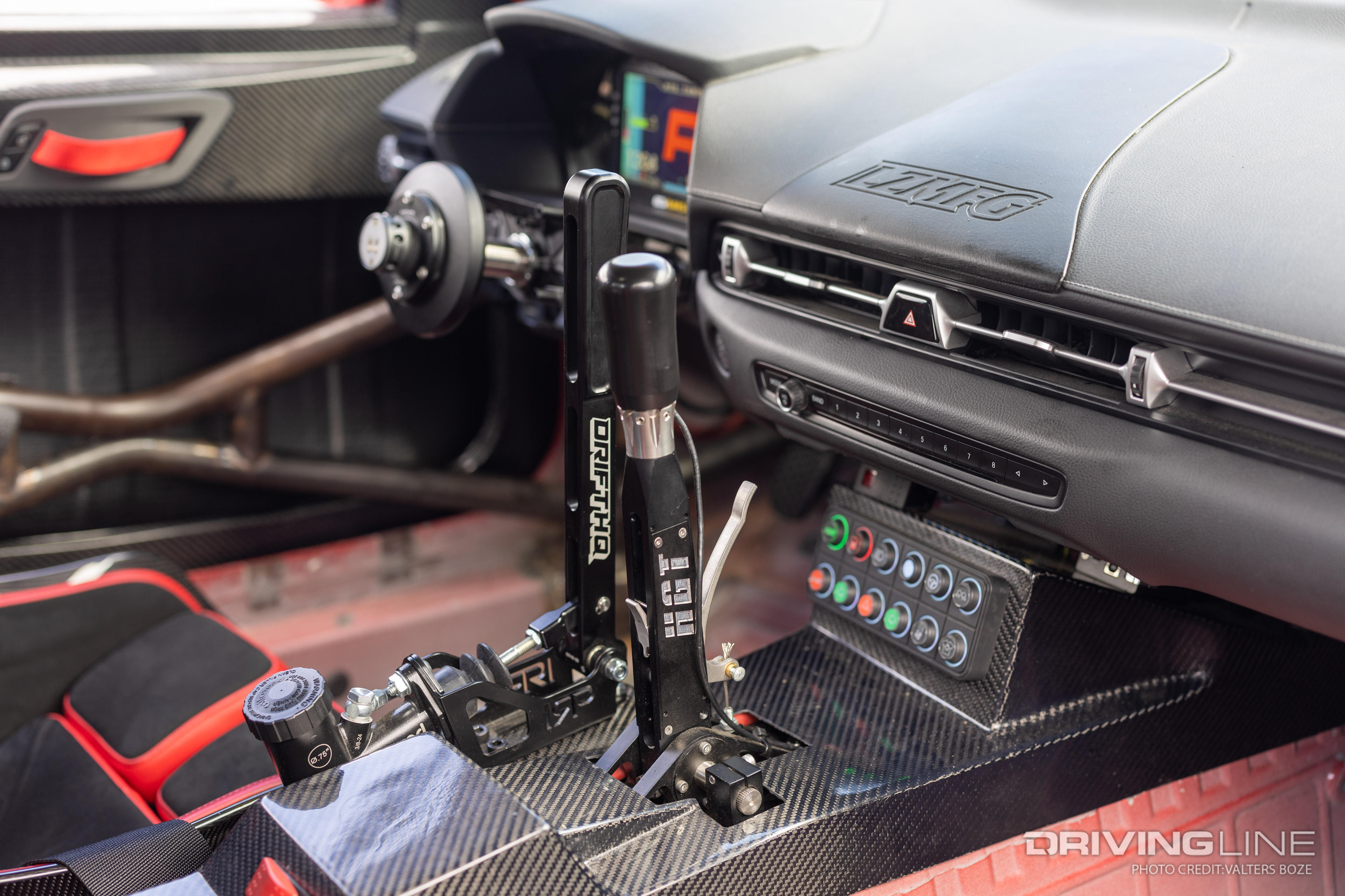 Interior of Adam LZ's drift Supra