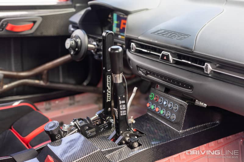 Interior of Adam LZ's drift Supra