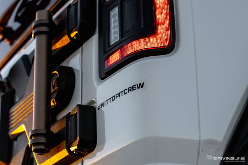 Nitto Pit Crew Sticker on Jeep