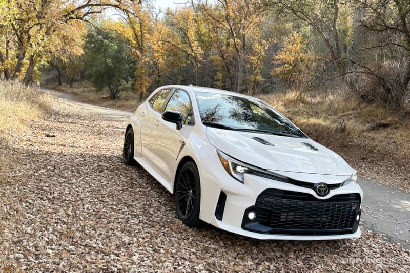 Toyota GR Corolla on Mountain Road