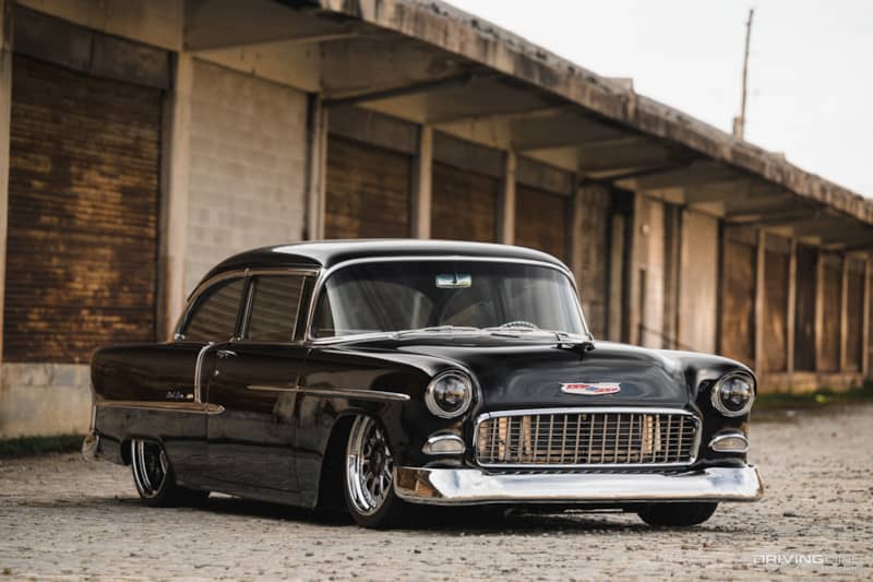 Bagged Chevrolet Bel-Air front shot