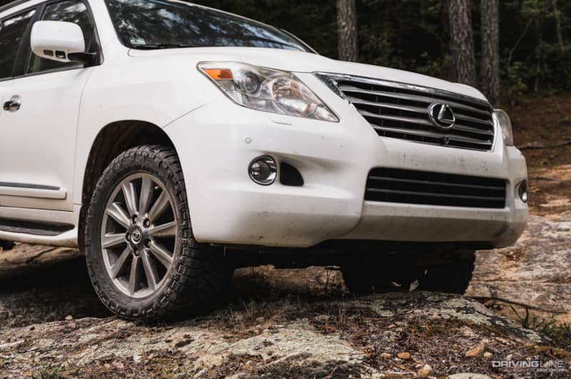 Lexus LX570 on Ridge Grappler tires