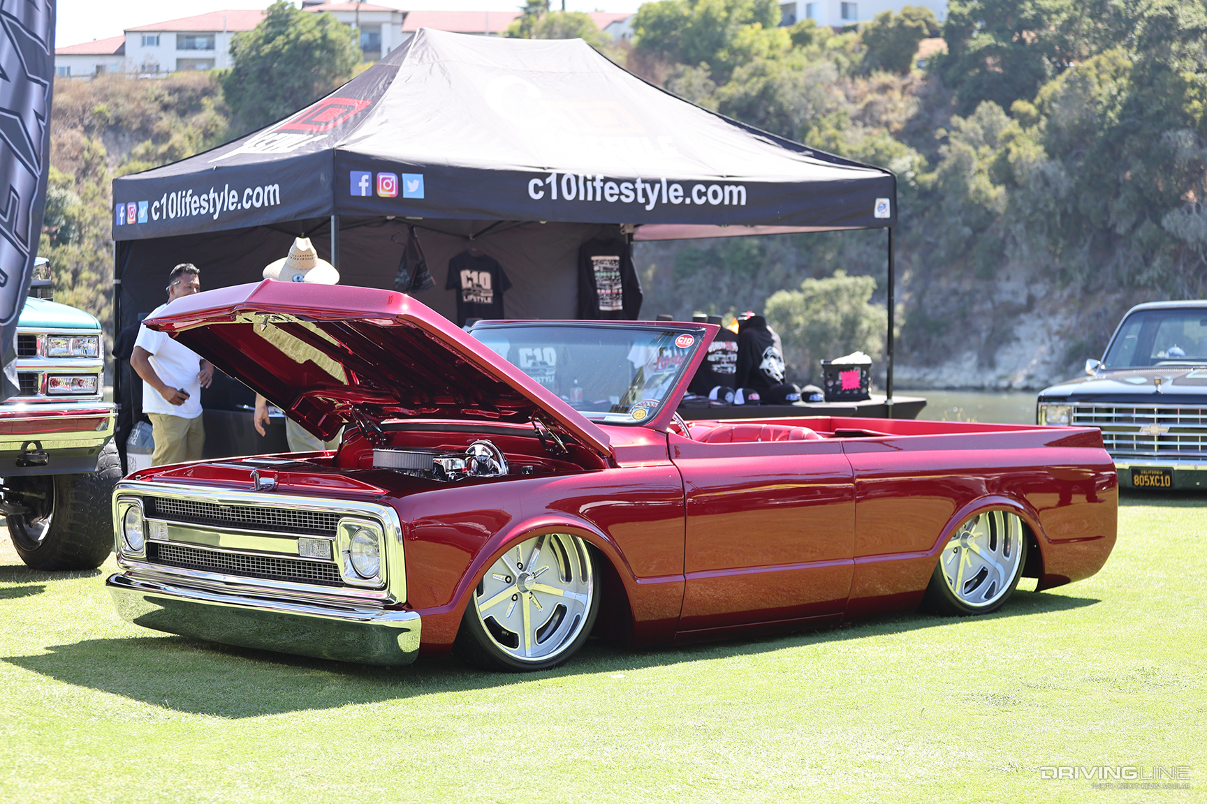 Front of Danny Rios’ “Sancha” ’72 Chevy Blazer at the 2023 C10 SLO Down