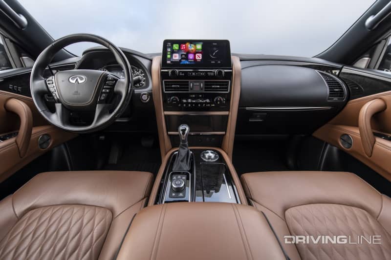 Infiniti QX80 interior dashboard