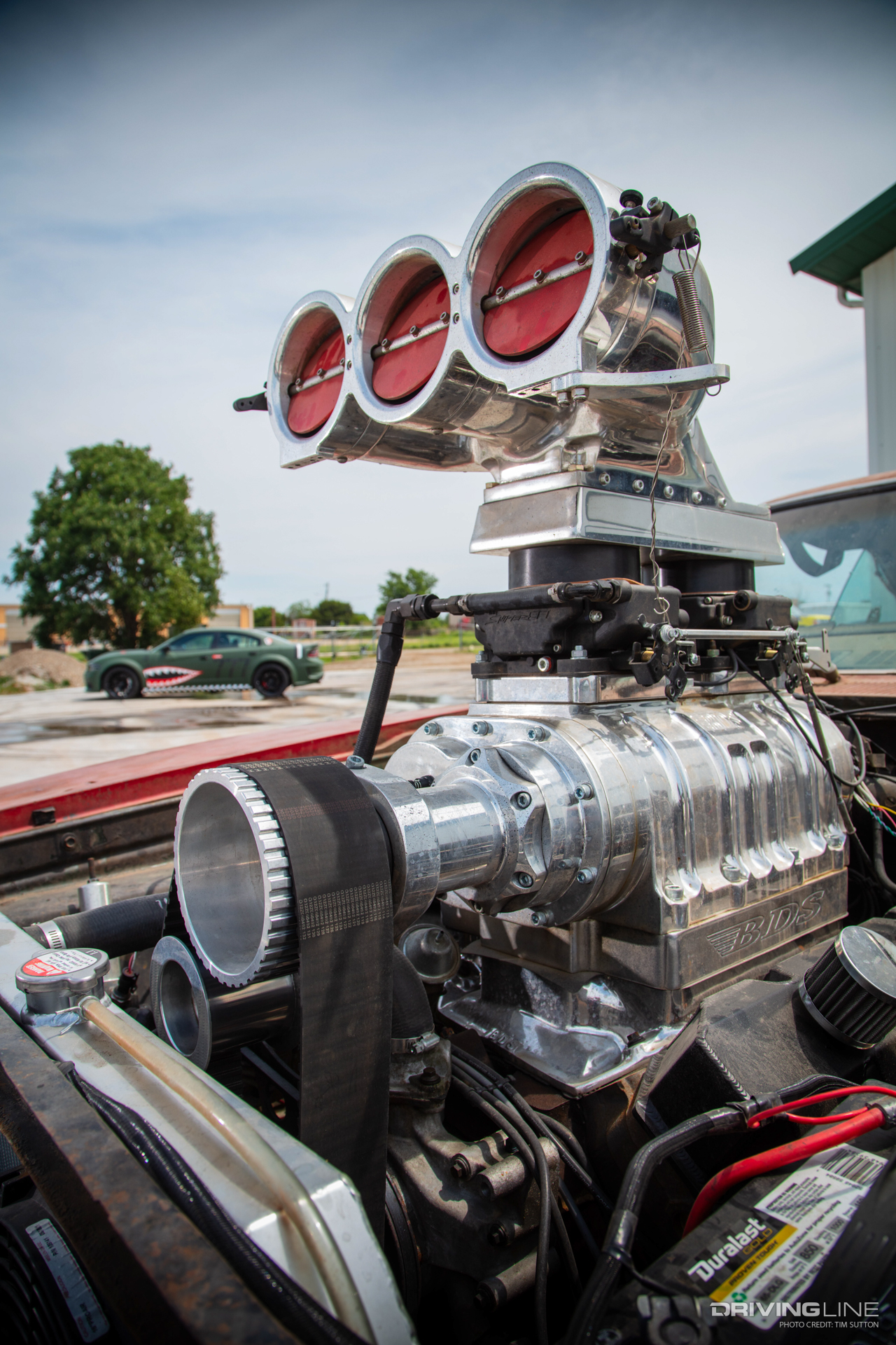 440ci Mopar engine in westen champlan's 68 Dodge Charger