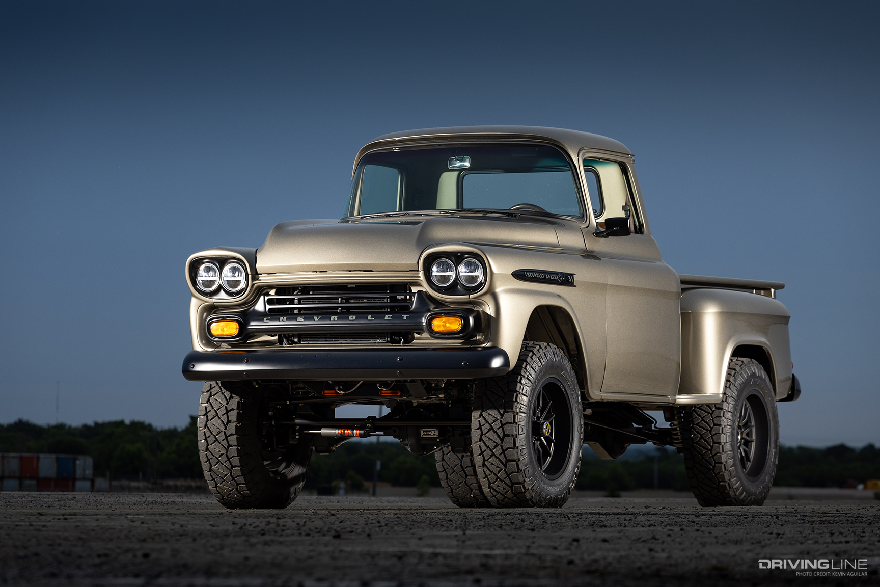 Front of Marvin DuBose's 1959 Chevy Apache Pickup