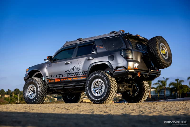 Rear of Michael Devecchio's 2014 Toyota 4Runner on 38-inch Trail Grappler M/T Tires