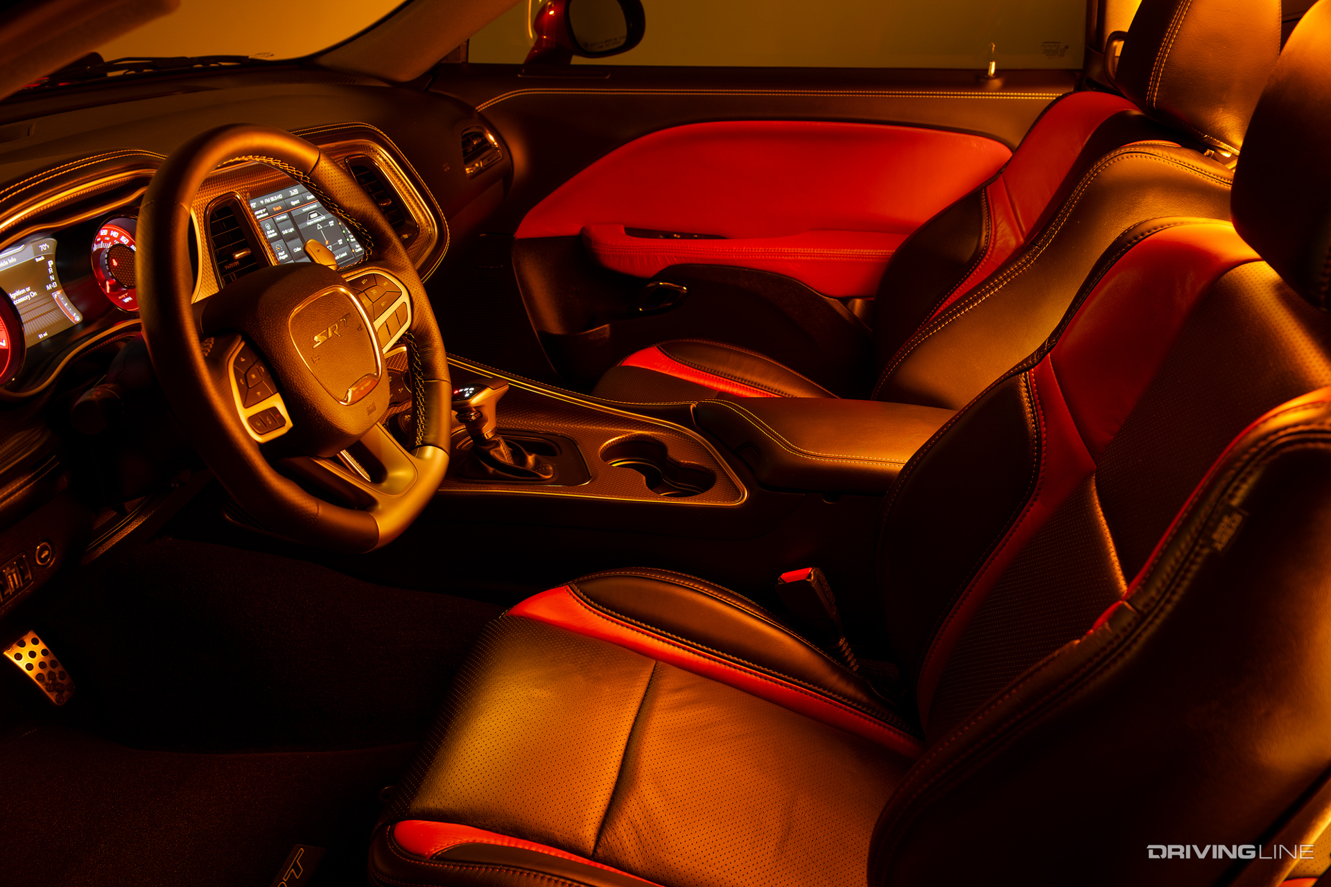 Interior driver side detail of ExoMod D69 Daytona