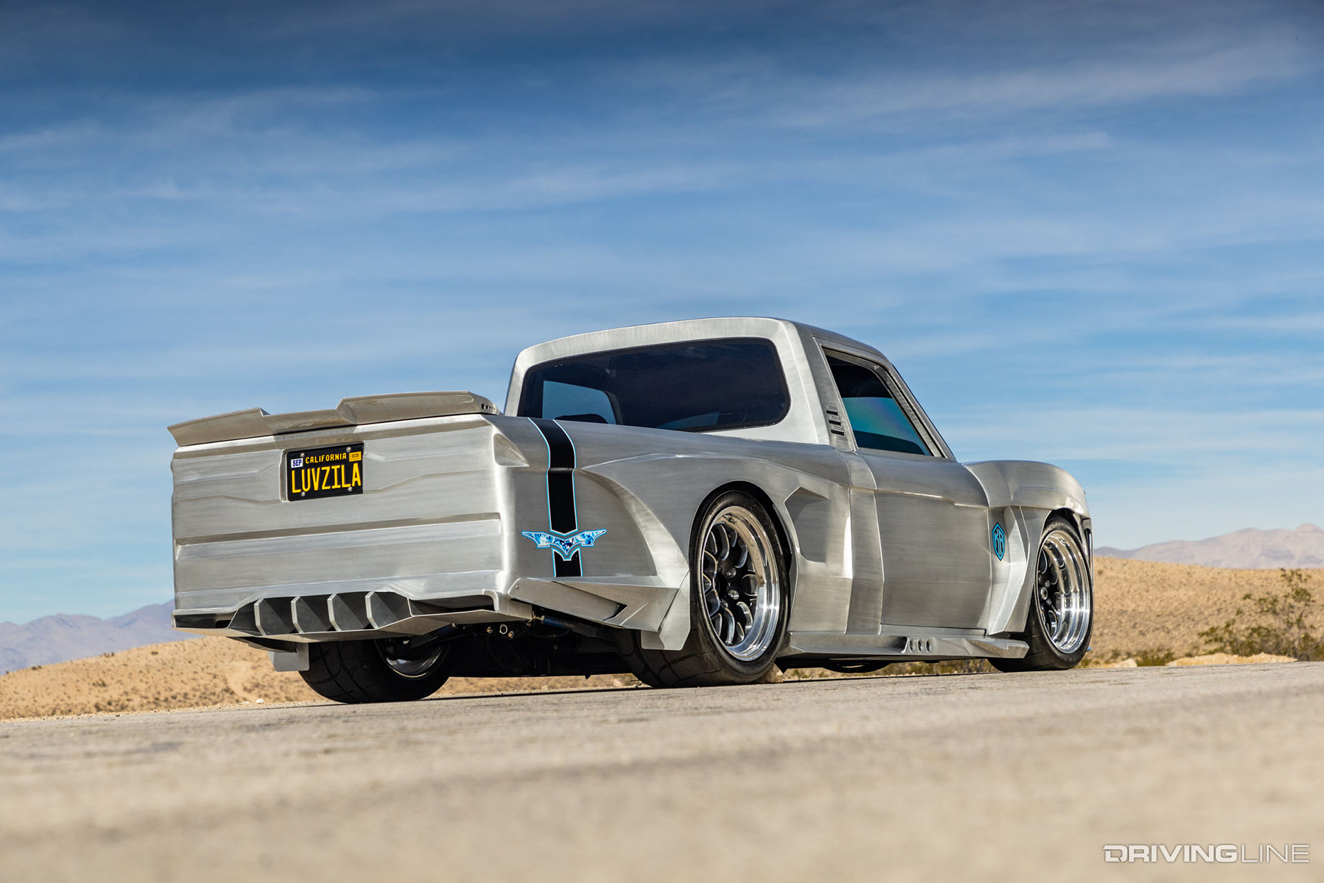 Chevy Luvzilla Rear 3/4 View