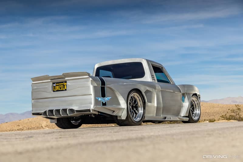 Chevy Luvzilla Rear 3/4 View