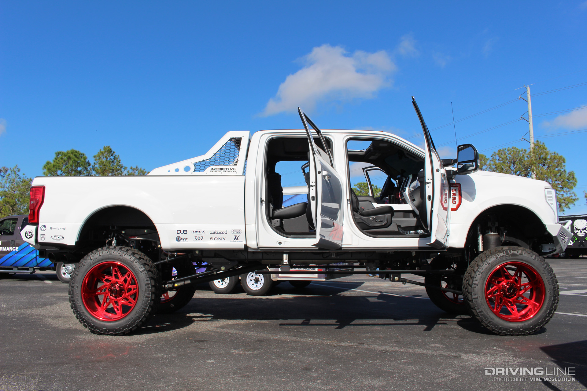 Lifted Ford Power Stroke Diesel on Nitto Trail Grappler tires