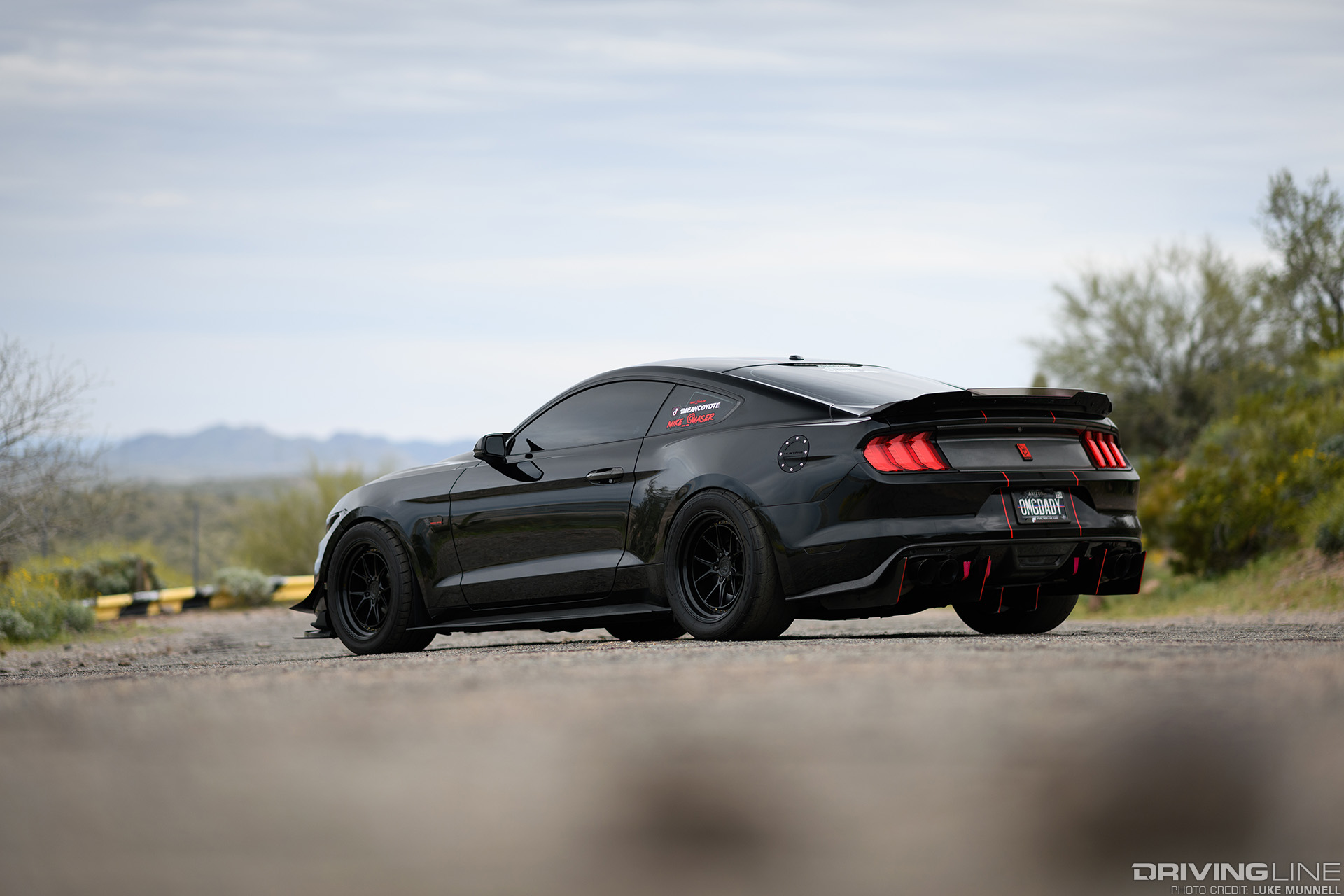 S550 Mustang GT Rear 3/4 View