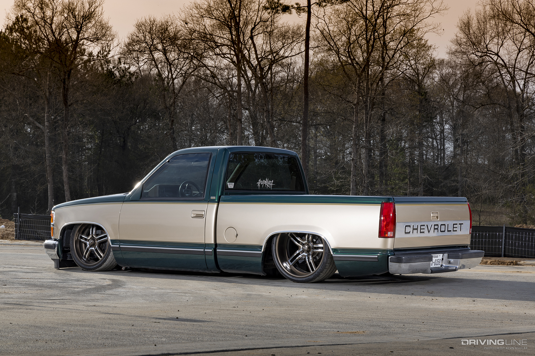 Rear of Jose Galvan's '91 Chevy Silverado C1500 (OBS)