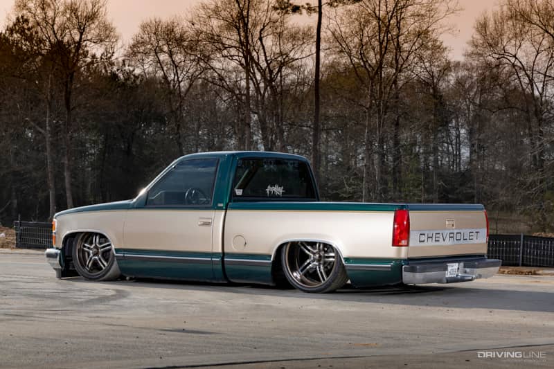 Rear of Jose Galvan's '91 Chevy Silverado C1500 (OBS)