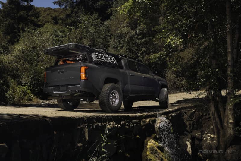 Nitto Terra Grappler G3 rear 3/4 view on a Toyota Tacoma pickup