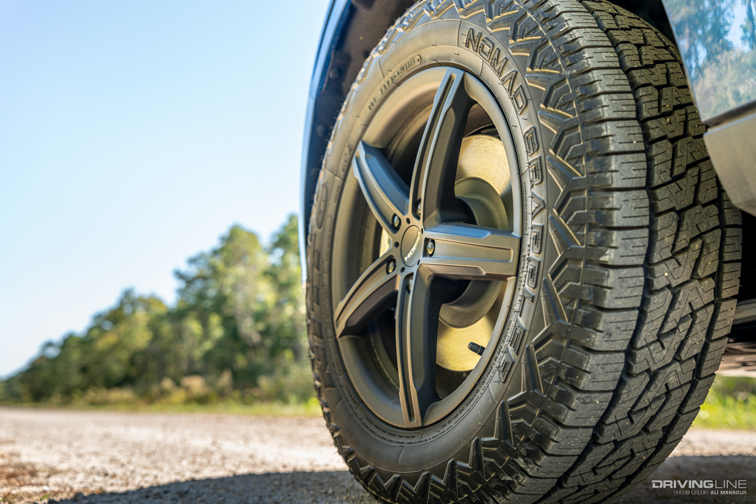 Nitto Nomad Grappler A/T Ford Maverick tire profile