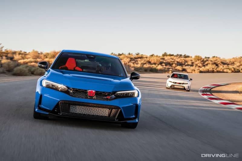 Honda Civic Type R FL5 Blue Front View