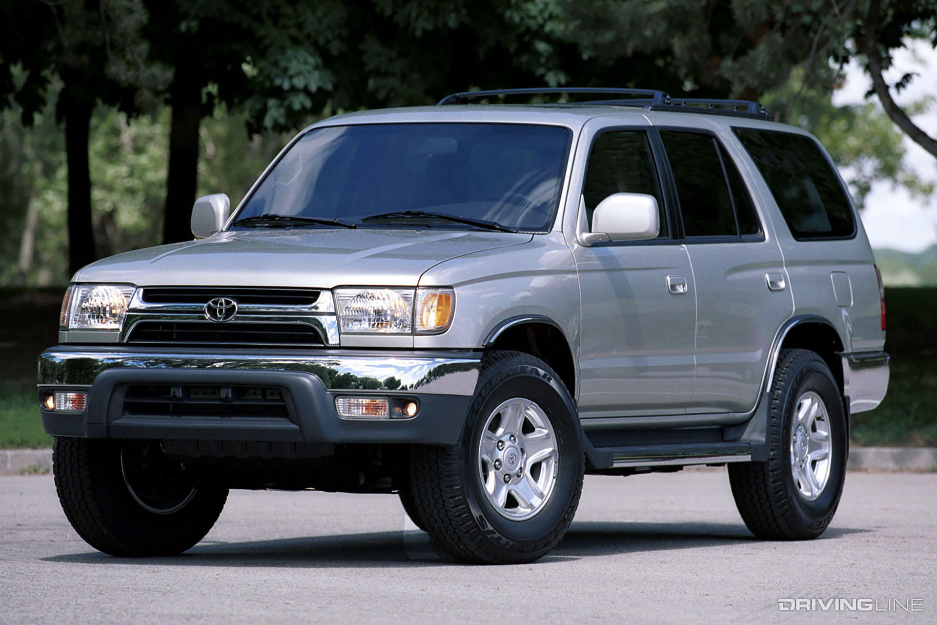 Third Gen Toyota 4Runner Silver Front View