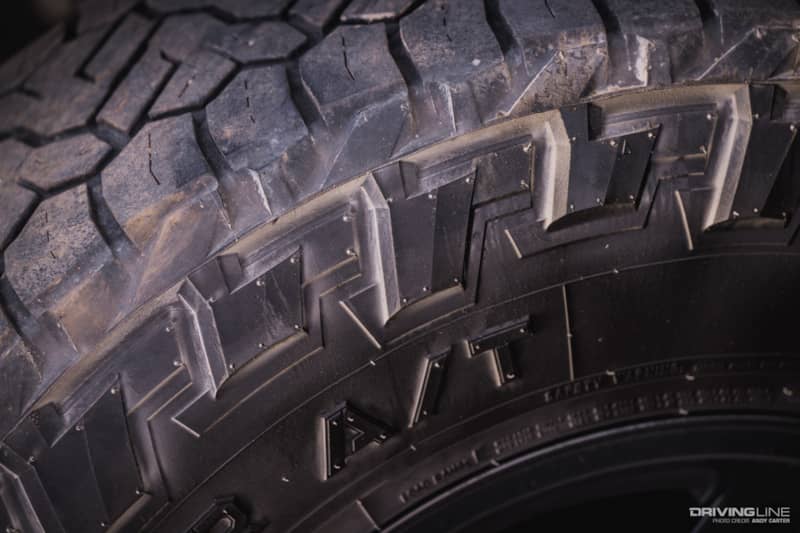 Nitto Recon Grappler sidewall design