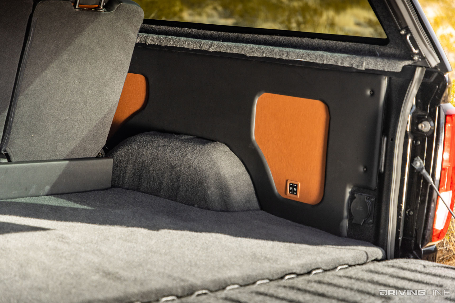 Flat Out GMC K5 Jimmy Rear Cargo Area