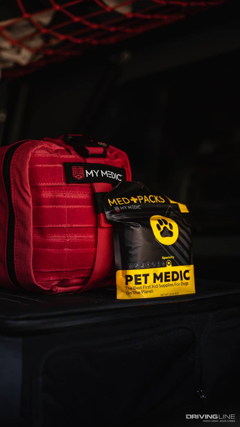 First aid kits for humans and dogs