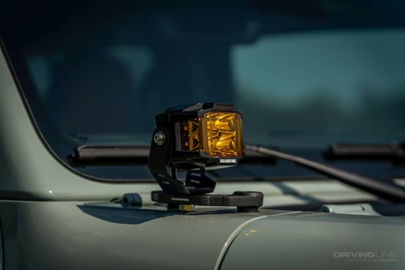 GG Lighting CB30 Amber Ditch Lights Jeep Wrangler Rubicon 392 Earl Seven Sparta Mount