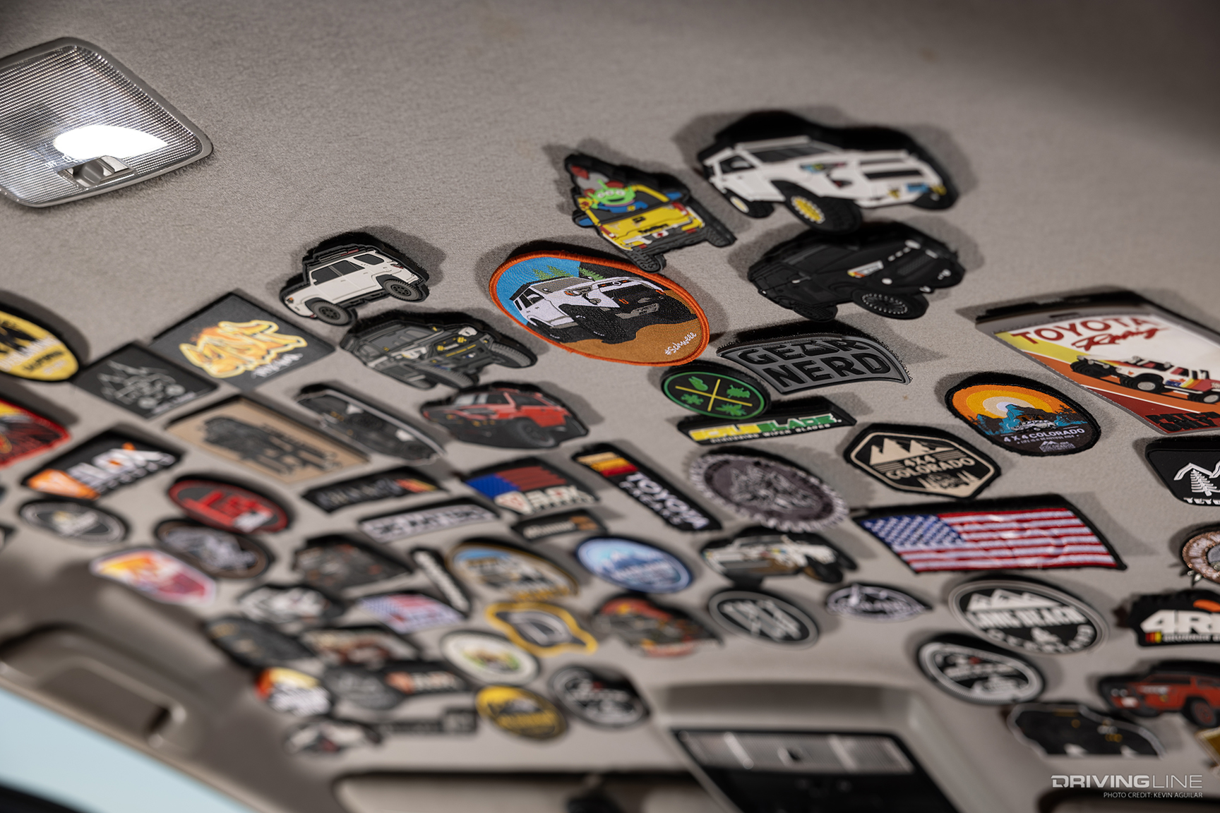 Badges of Michael Devecchio's 2014 Toyota 4Runner on 38-inch Trail Grappler M/T Tires