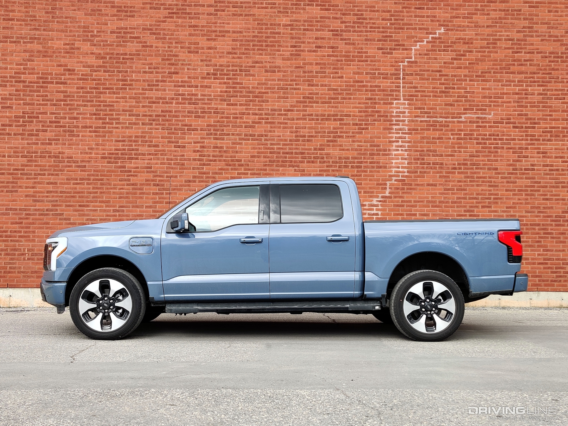 2023 Ford F-150 Lightning EV side profile view