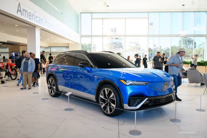 Acura SUV on display at the American Honda Museum